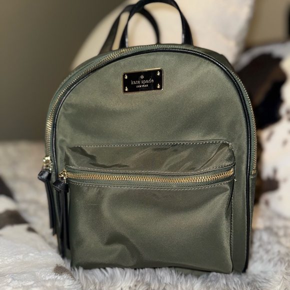 Chic Green Backpack and Wallet Combo